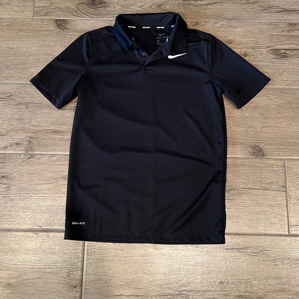 Boys Black Nike Dri-Fit Shirt- Large